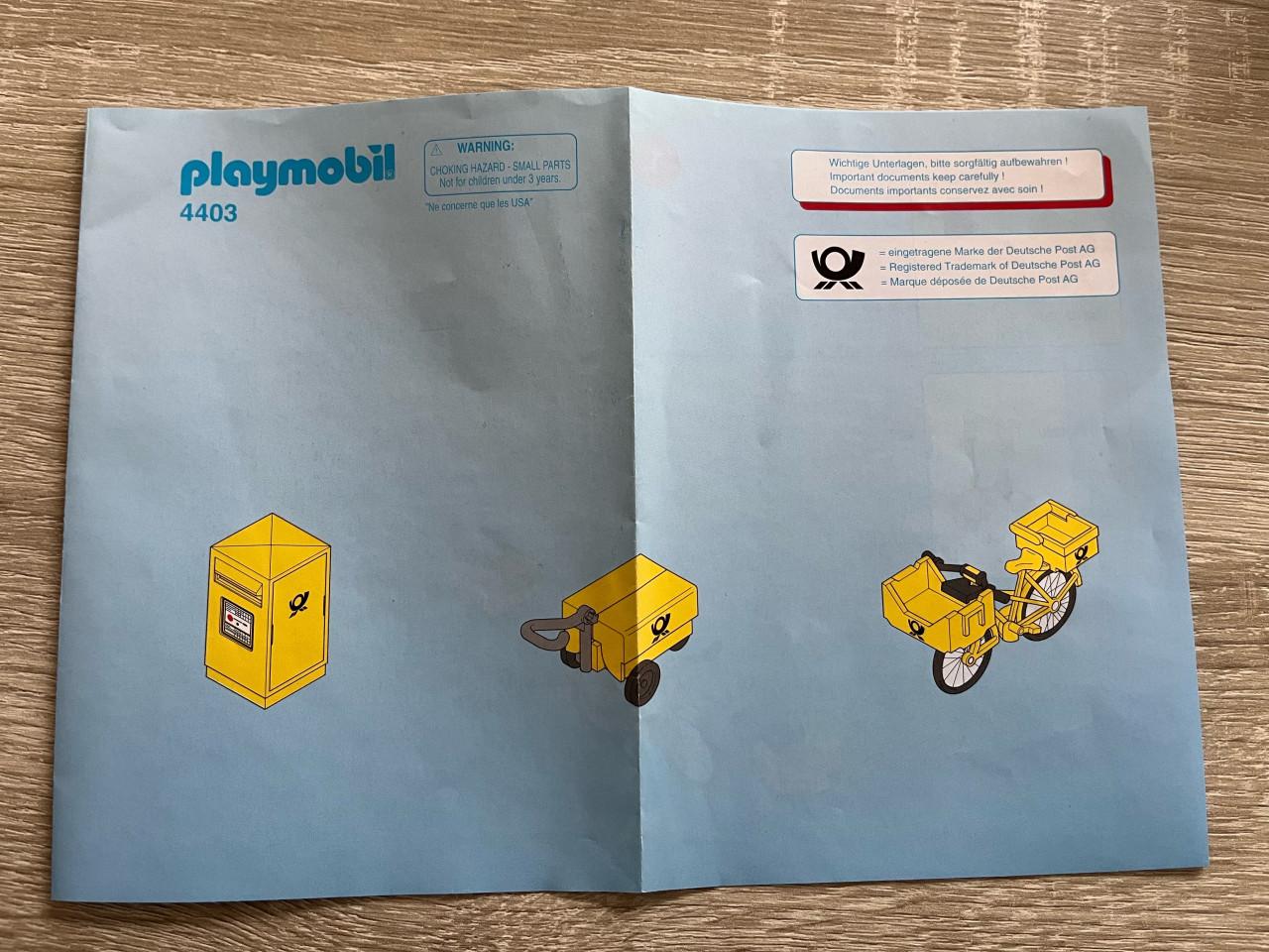 Playmobil; postbezorgers nr 4403