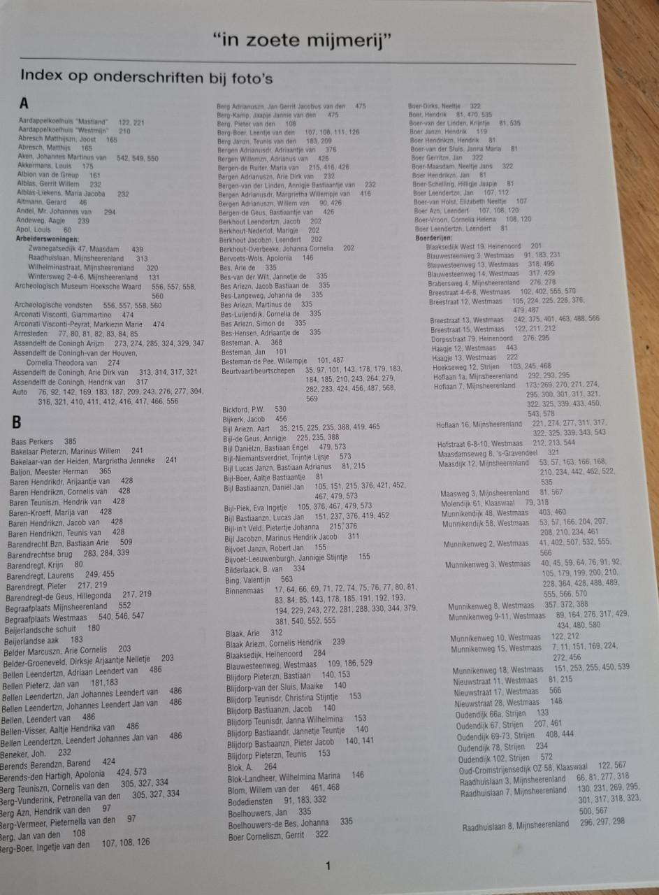 In zoete mijmerij, door A. den Hartigh