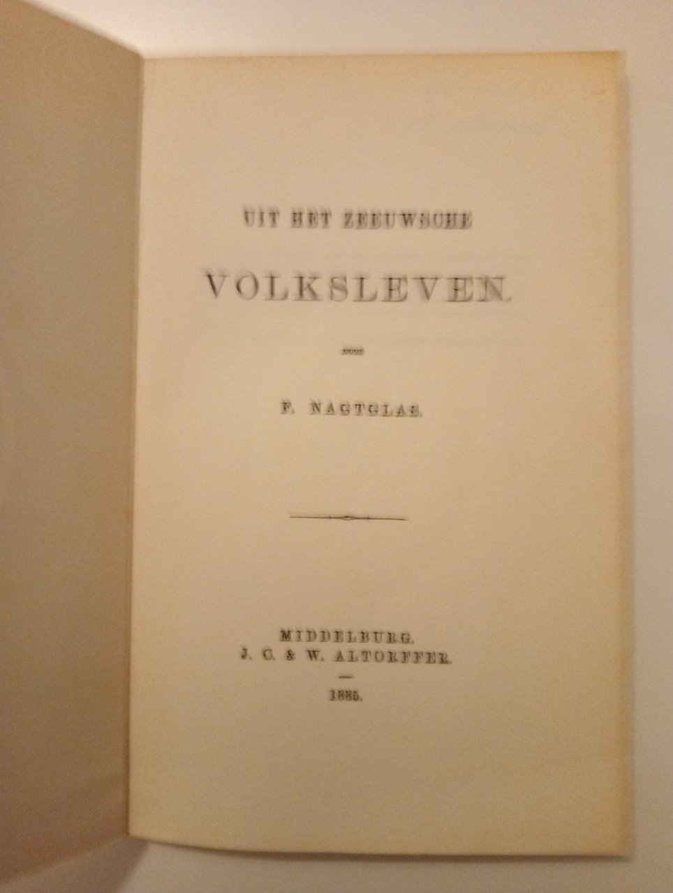 Uit het Zeeuwse volksleven