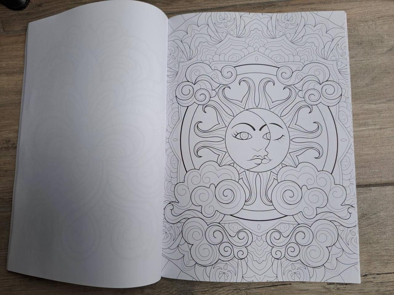 Sante kleurboek, kleuren in balans