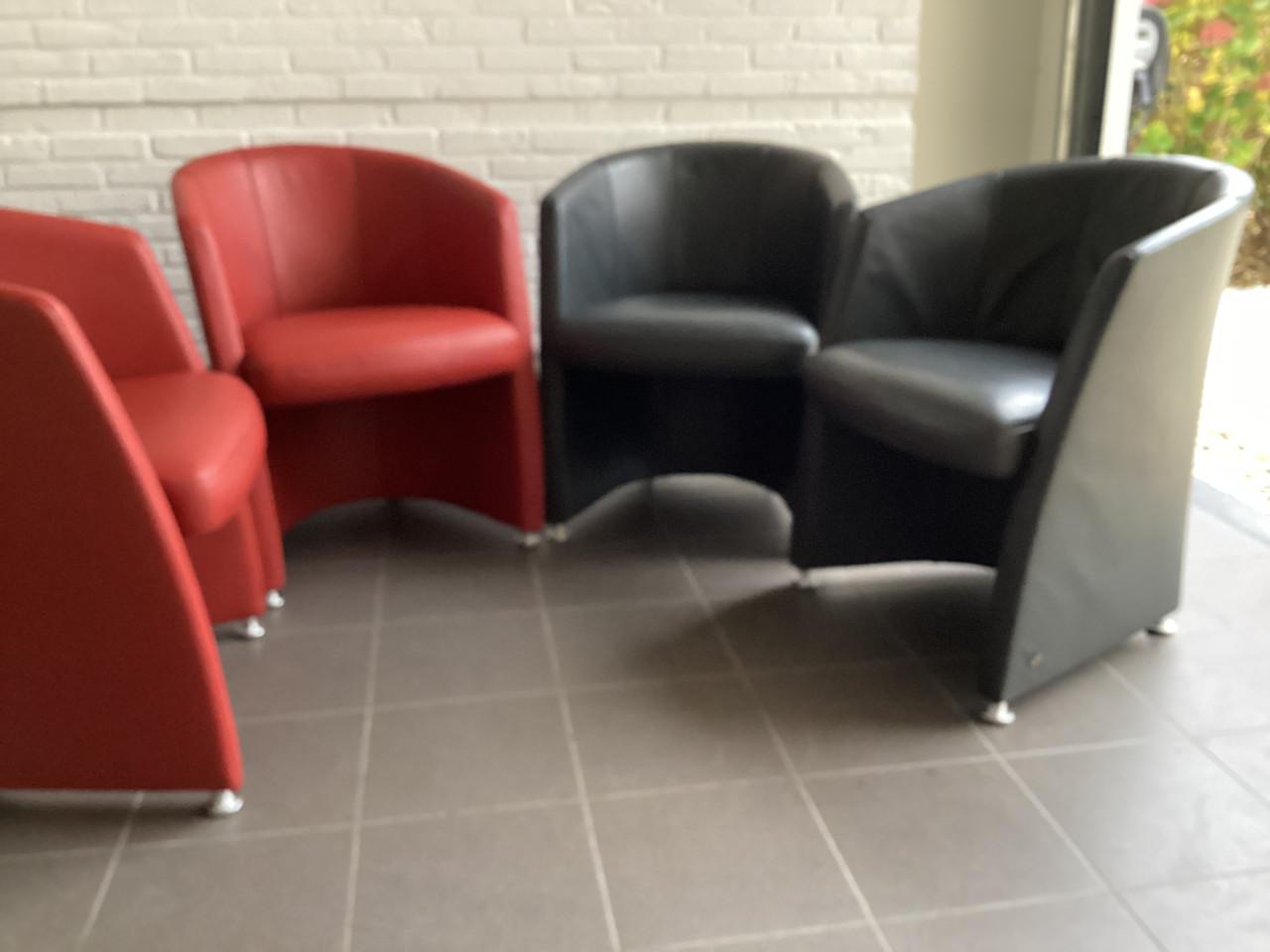 Rolf Benz stoelfauteuils  RB7300(4 stuks)als nieuw