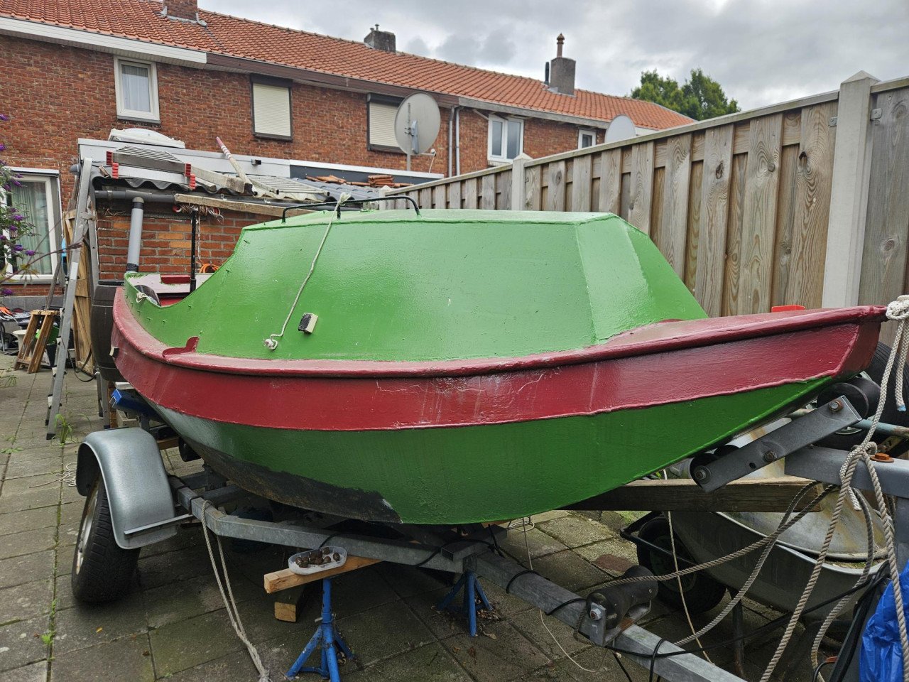 Vlet met trailer