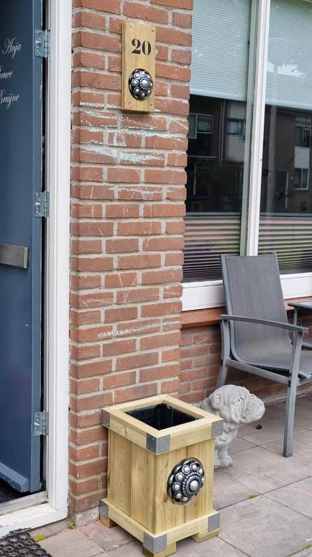 Zeeuwse knop bloembak L32 x B35 x H45 10jr. Jubileumactie