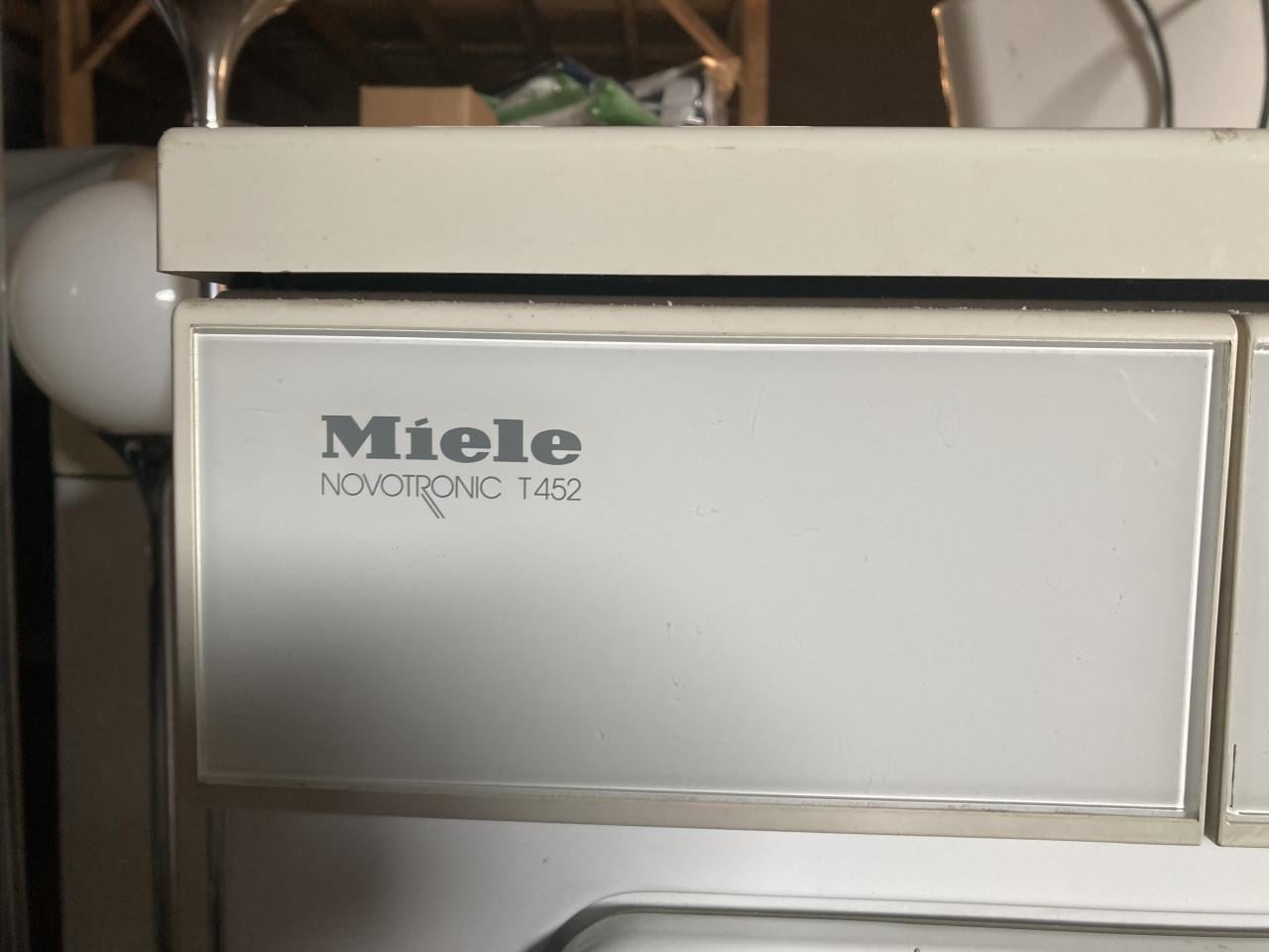 Miele wasdroger met afvoerslang