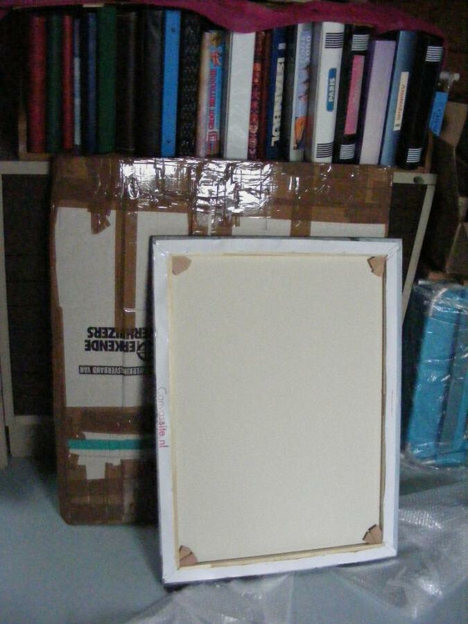 Een Motor op Canvas-doek 60x80 cm