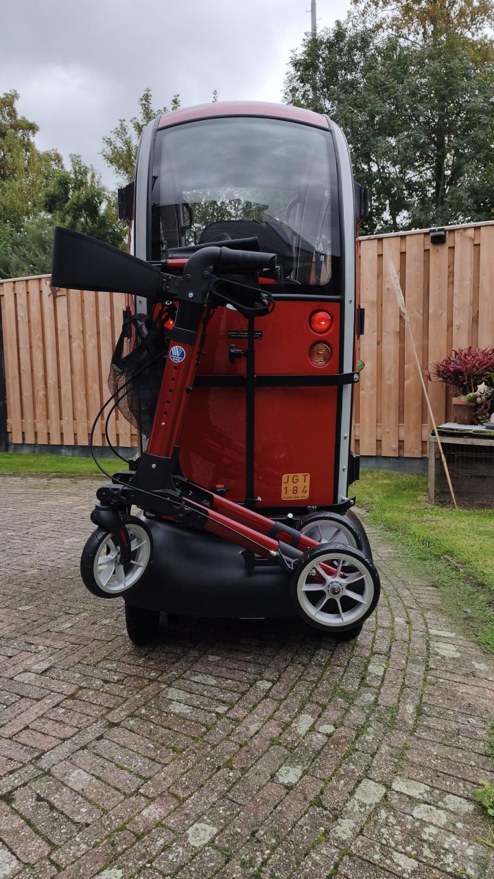 Scootmobiel Napoleon en rollator