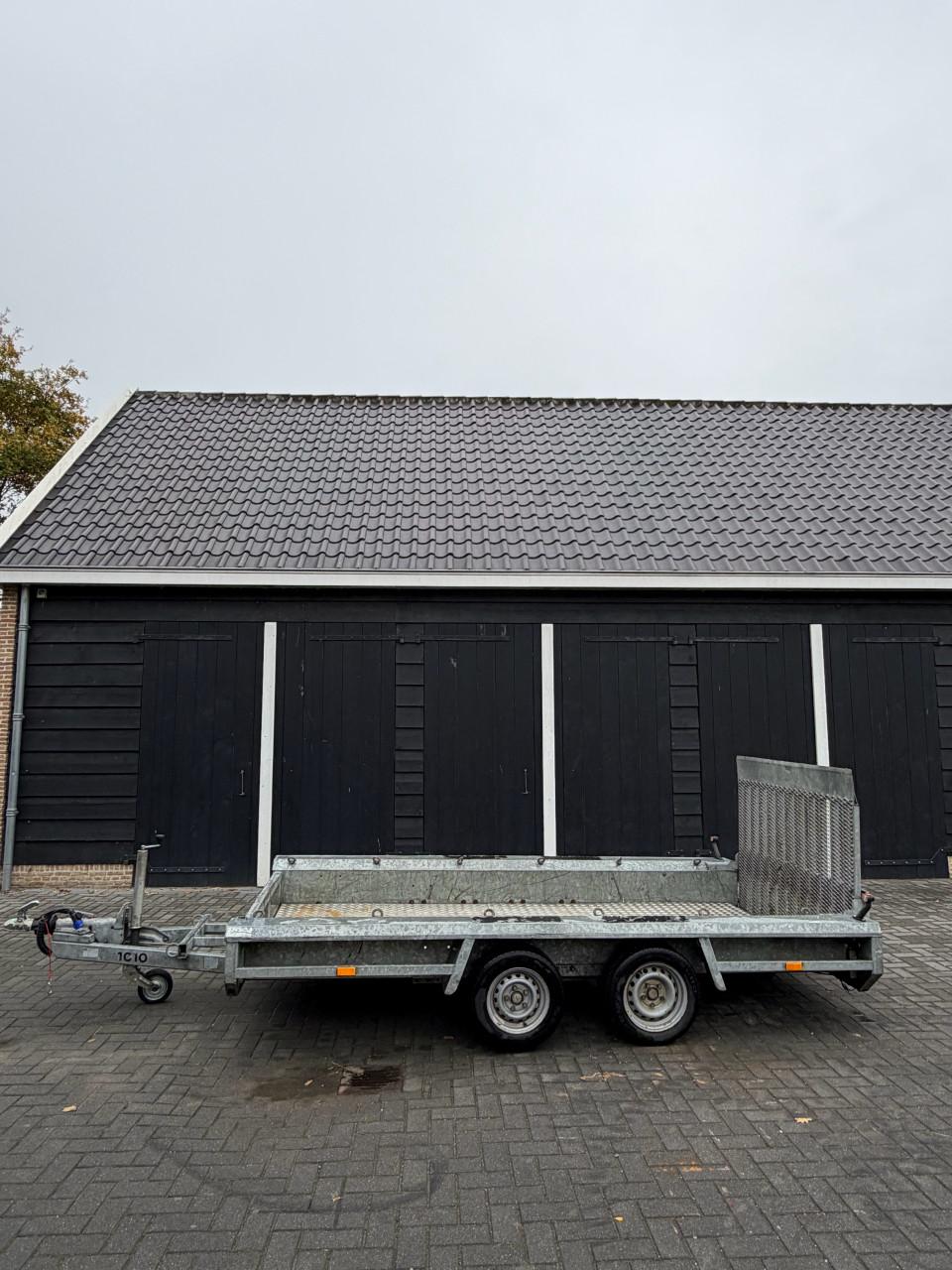 Nette complete set, Kubota KX019-4, Sorteergrijper,Aanhanger