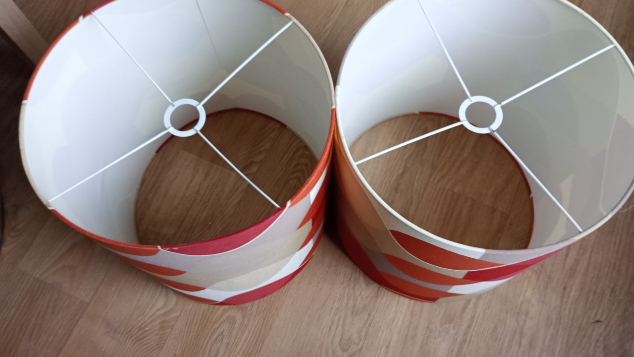 2 lampen kappen