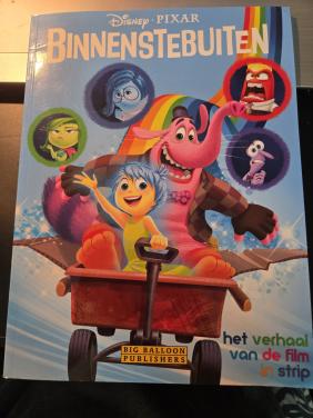 Stripboek van de film Binnenstebuiten (Inside Out) 2015
