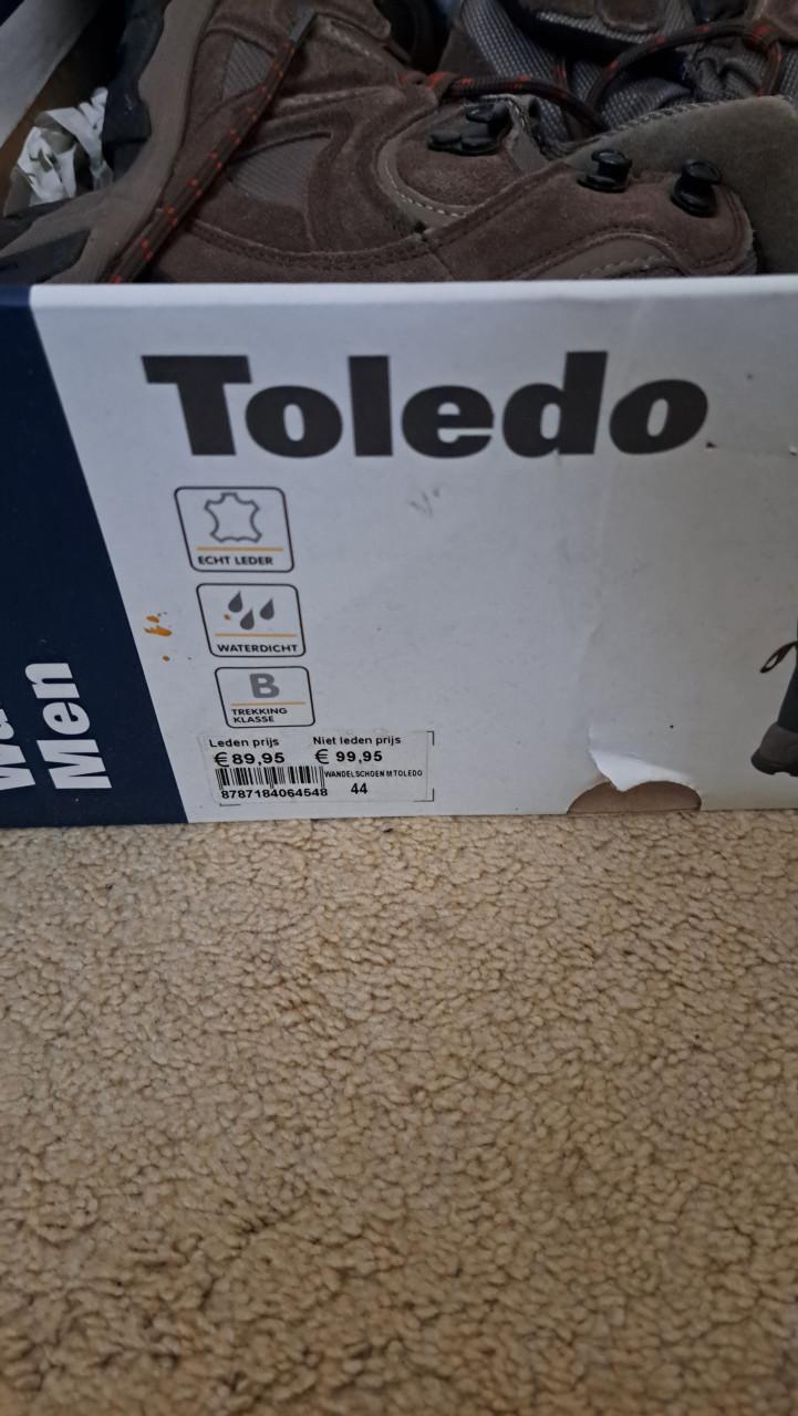 Wandelschoenen Human Nature Toledo Maat 44 Kleur bruin