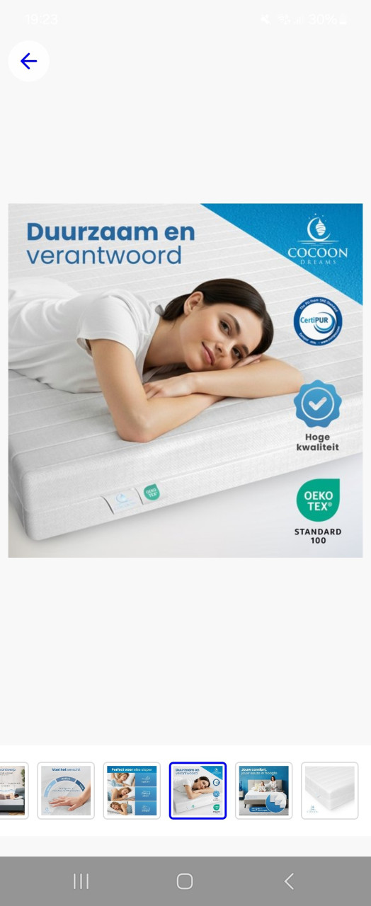 Bamboo Tijk matras