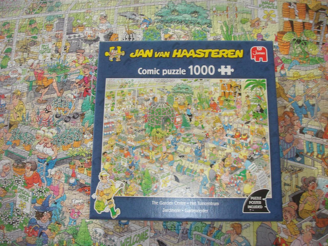 Te koop Complete Jan van Haasteren puzzel Het Tuincentrum 1000 stukjes