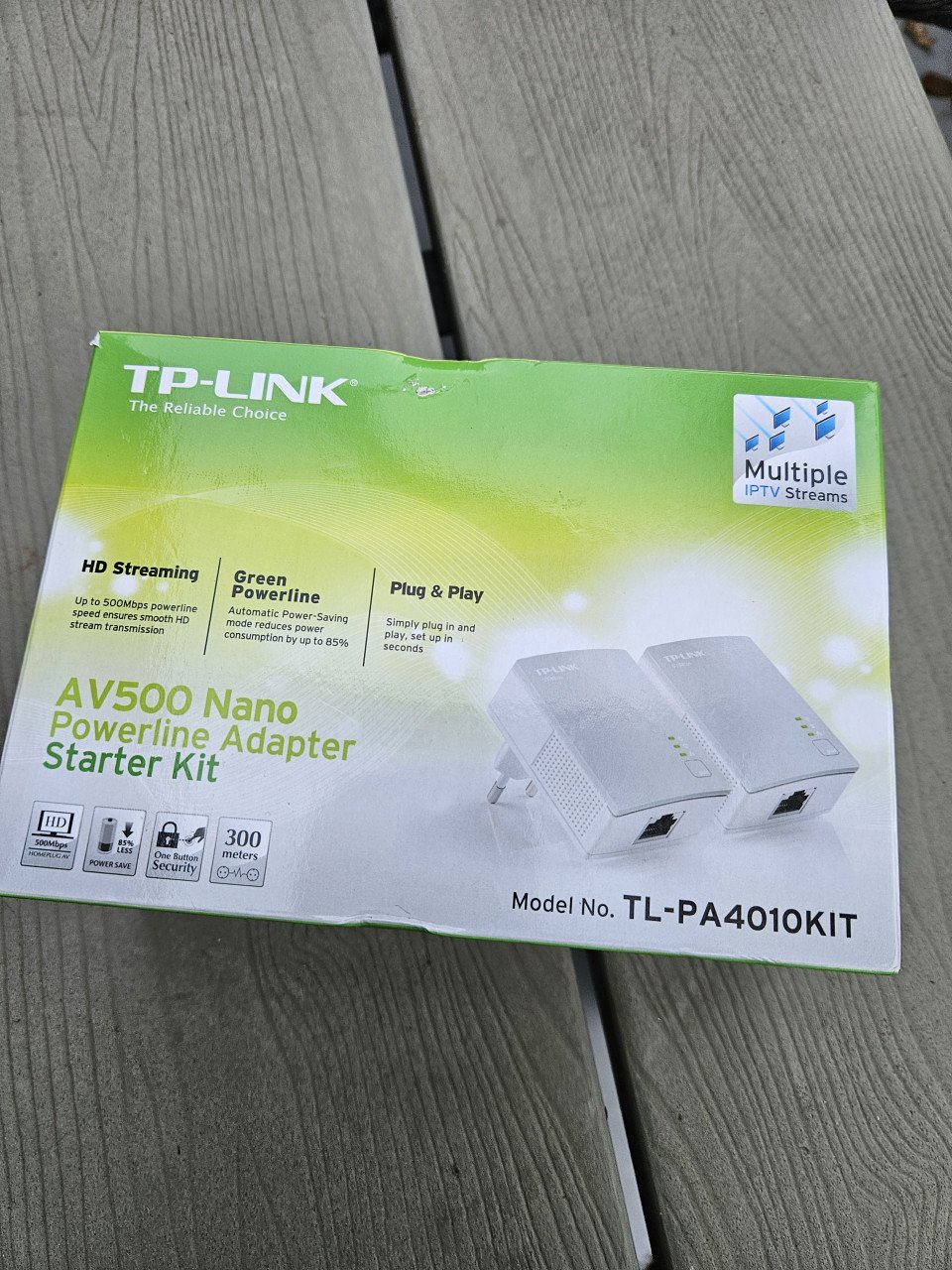 Zgan TP-Link TL-PA4010 KIT - Powerline set AV 500 zeer nette staat