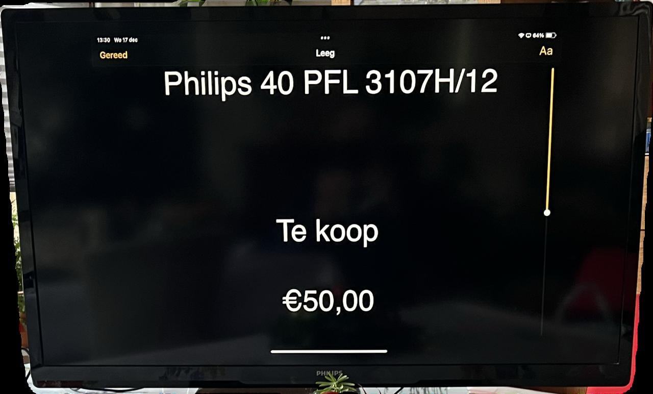 Phllips 40inch tv