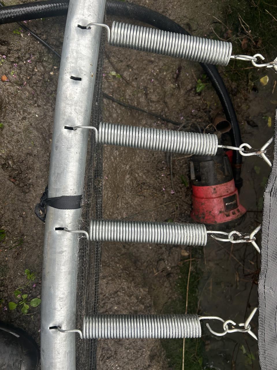 North oval inground trampoline 420cm