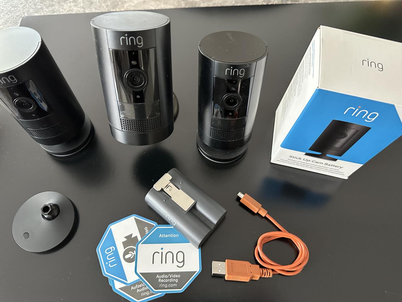 Beveiligings camera RING (3stuks)