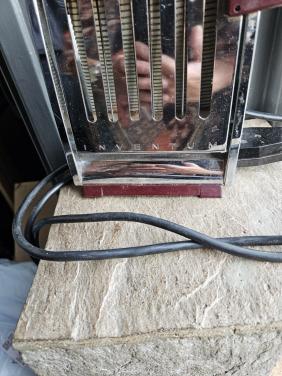 Vintage jaren 60 Inventum broodrooster - Chroom
