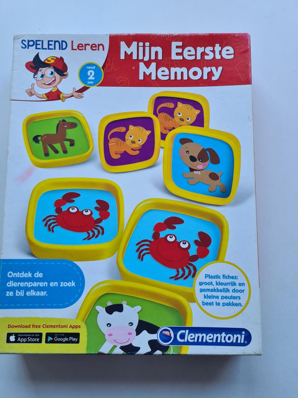 Mijn Eerste Memory, een educatief geheugenspel 2+
