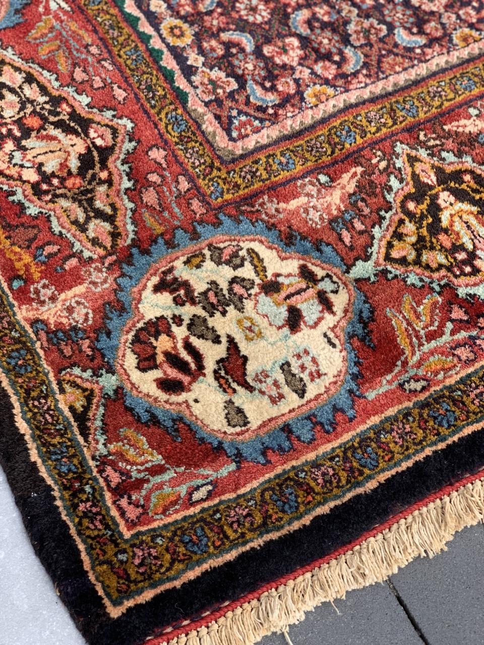 💐Schitterend Sfeervol Handgeknoopt Vintage Vloerkleed💐Zuiver Scheerwol💐