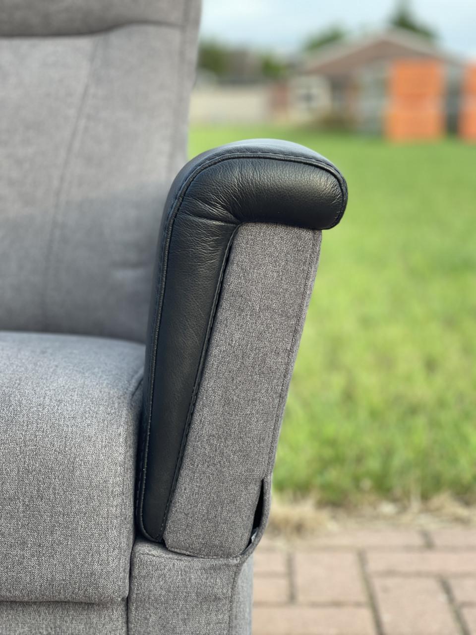 3 + 2.5 Zits Antraciet Bankstel-Verstelbaar Lounge Comfort-Gratis Levering