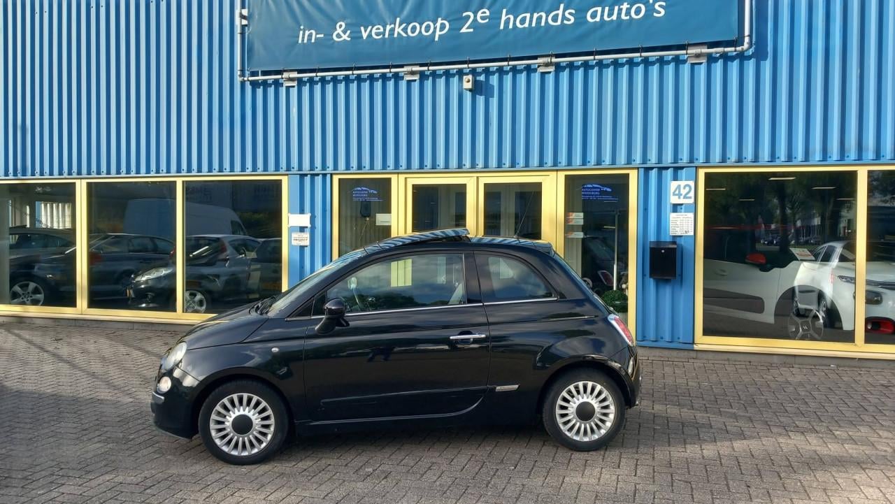 Fiat 500 1.2 Naked bj:2009 airco lm-velgen panoramadak