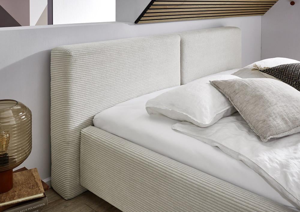 Tweepersoons modern bed Claudia met 2 bodems en opbergruimte