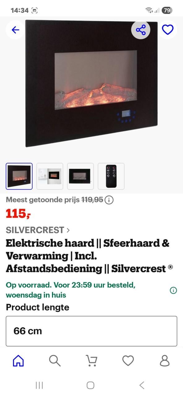 Electrische sfeerhaard