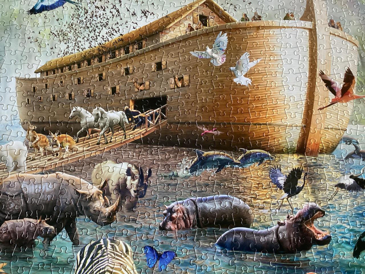Jumbo puzzel:   NOAH’S ARK. 3000 st