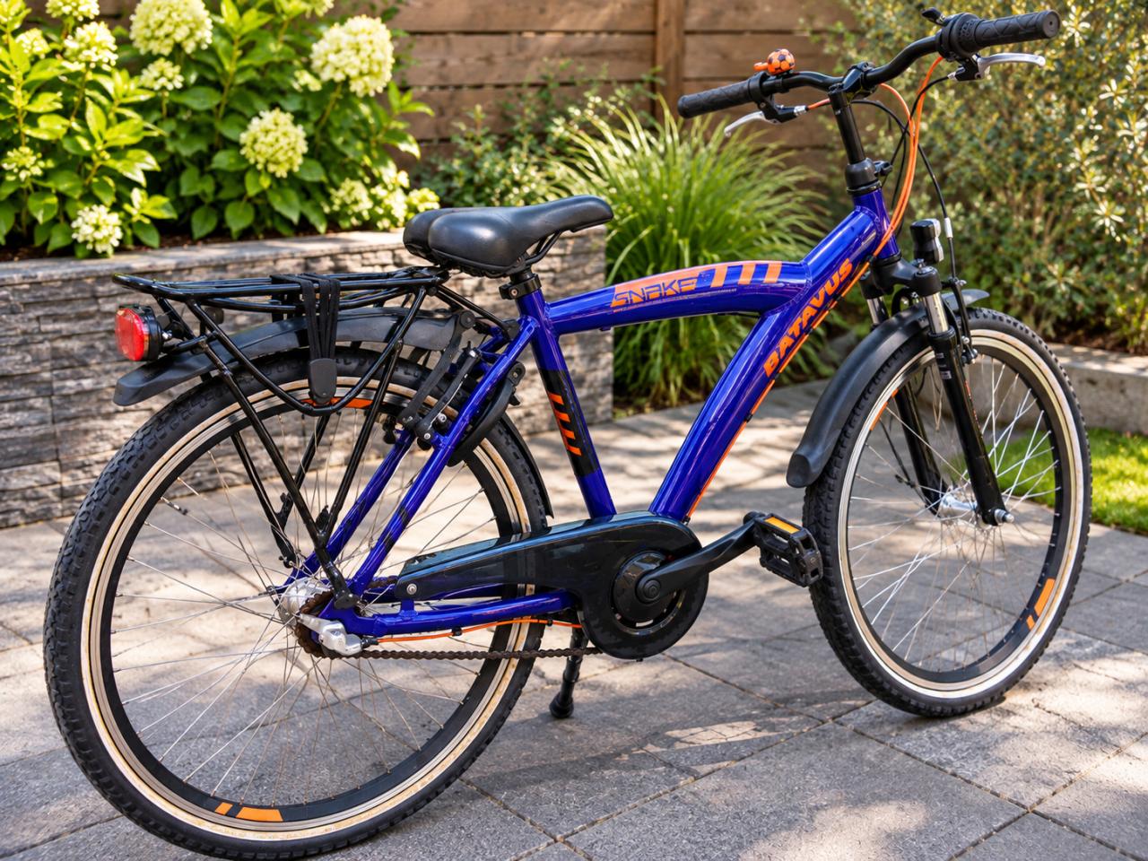 🚲 Batavus Snake Jongensfiets – 26 inch – 3 Versnellingen Blauw/Oranje 💙🧡