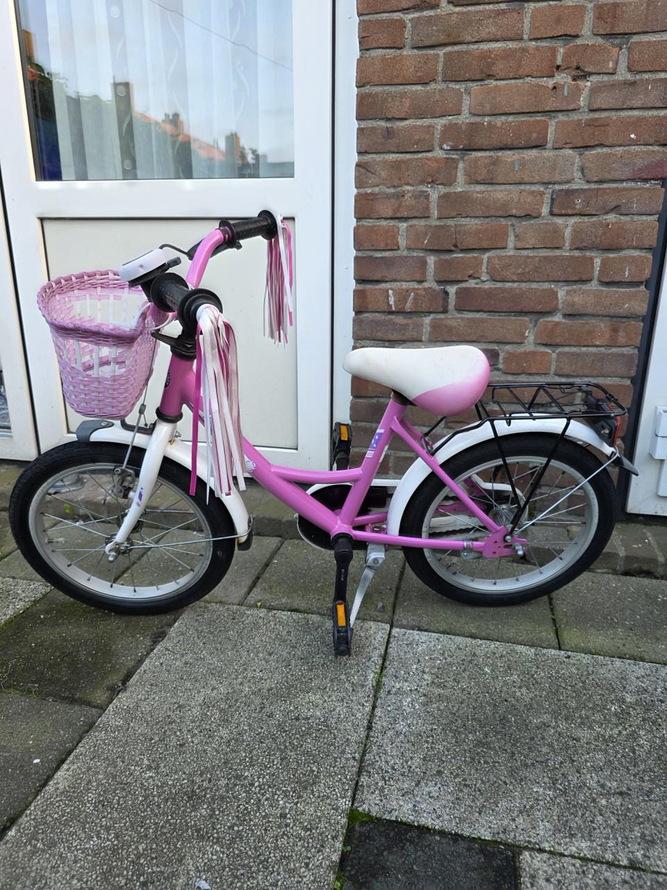 My BONNIE-Meisjes fietsje in zeer goed staat-16 inch-5 tot 7 jaar
