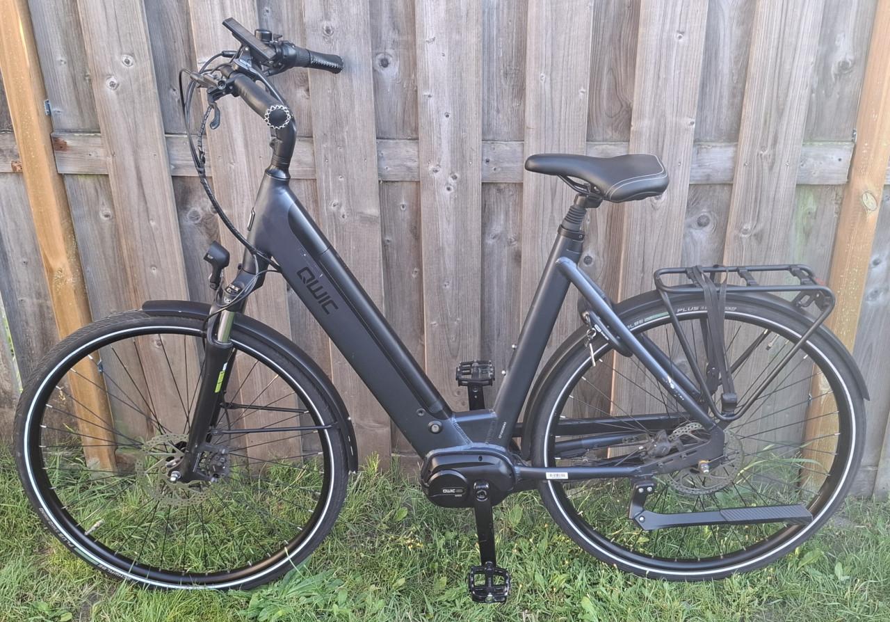 Prachtige Qwic Premium MN7 elektrische fiets 500Wh 80Nm