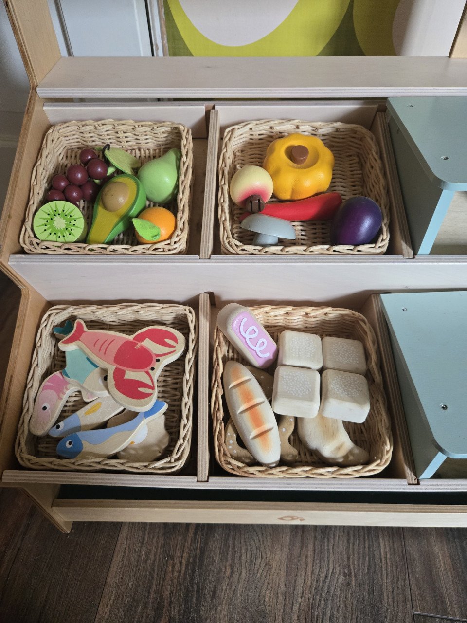 Houten speelwinkeltje + accessoires van Tender leaf