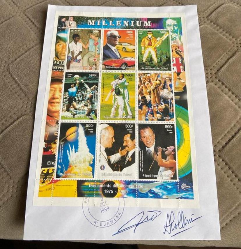 Millennium postzegelvel uit Tsjaad, 1999