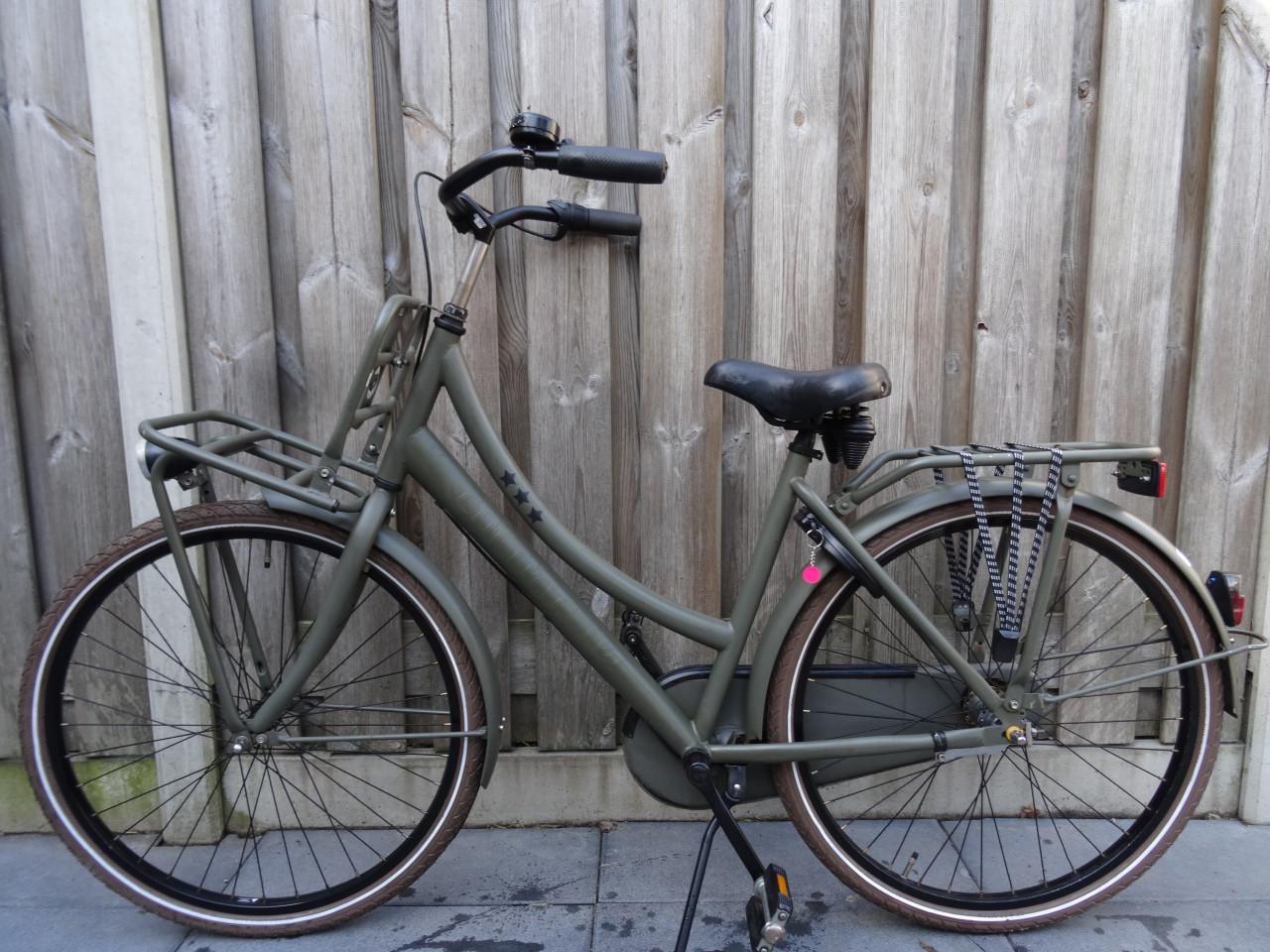 Cortina U4 Transport Meisjesfiets – 26 inch – Legergroen – 3 versnellingen