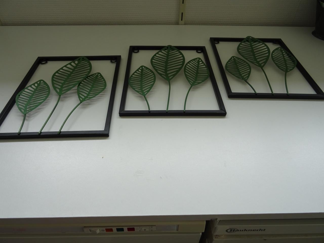 3 stuks Nieuwe Metalen Decoraties voor € 3,00