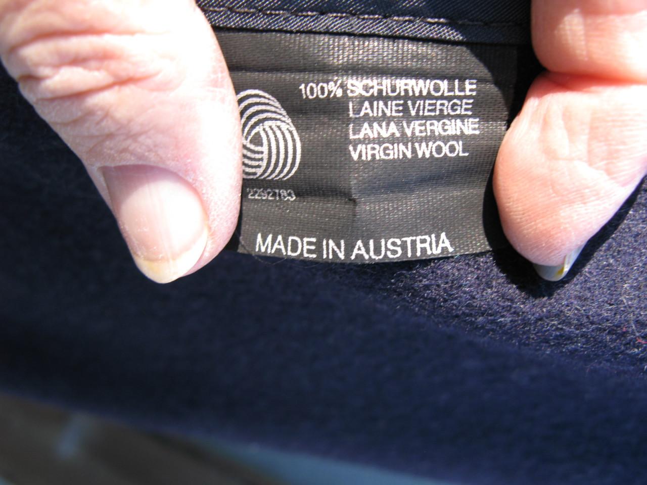 Wollen jas