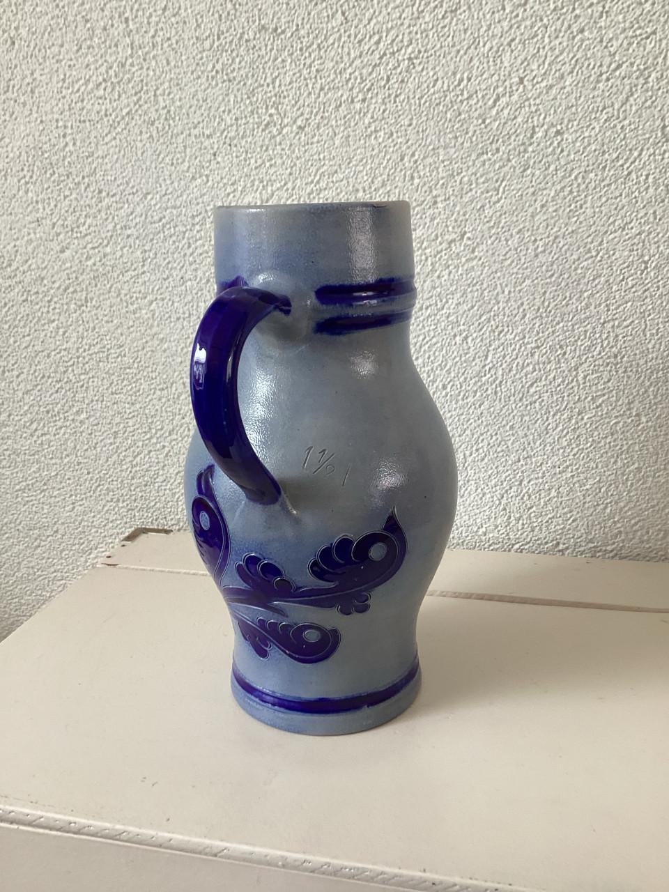 Vintage Kan (Westerwald steengoed. Duitsland)