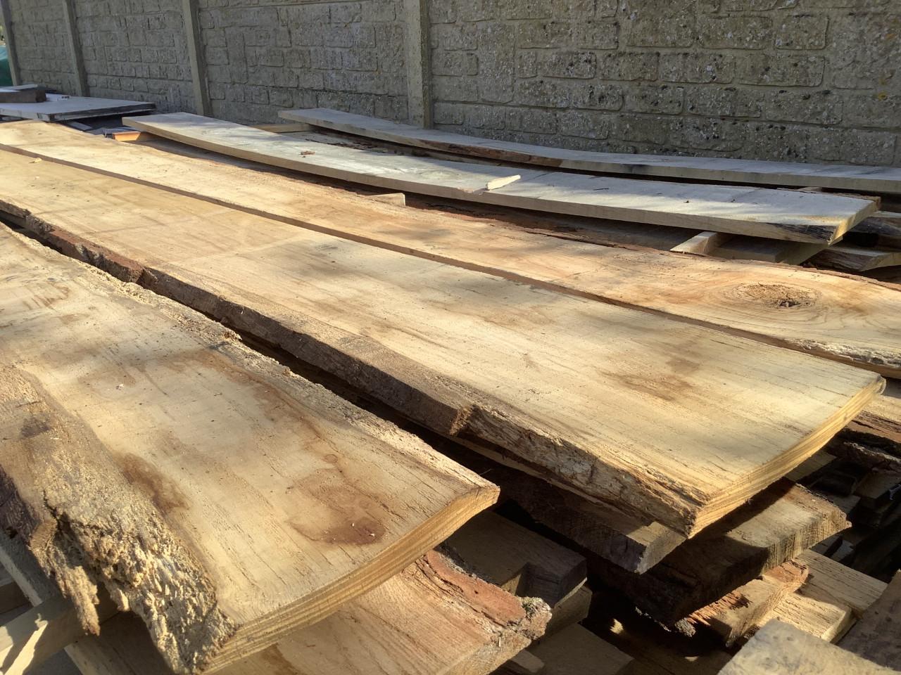 Nieuwe Eiken schaaldelen planken balken