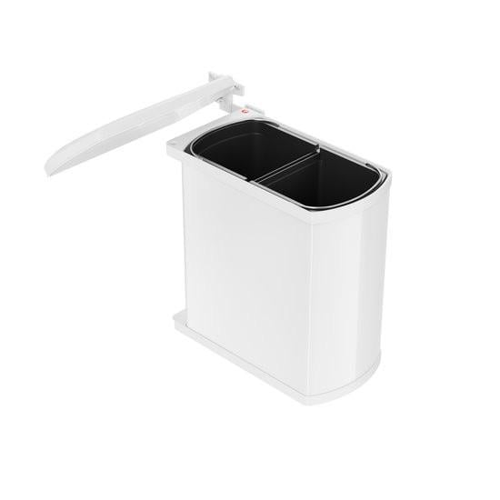 Hailo  2x8 liter inbouw prullenbak