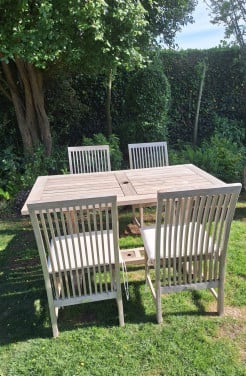 Teakhouten tuinset