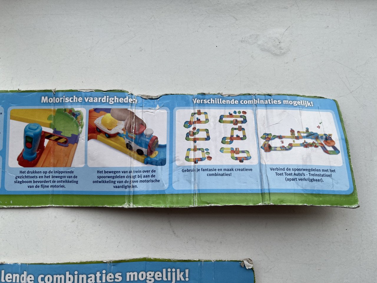 Toet toet trein set + uitbreidingsset.