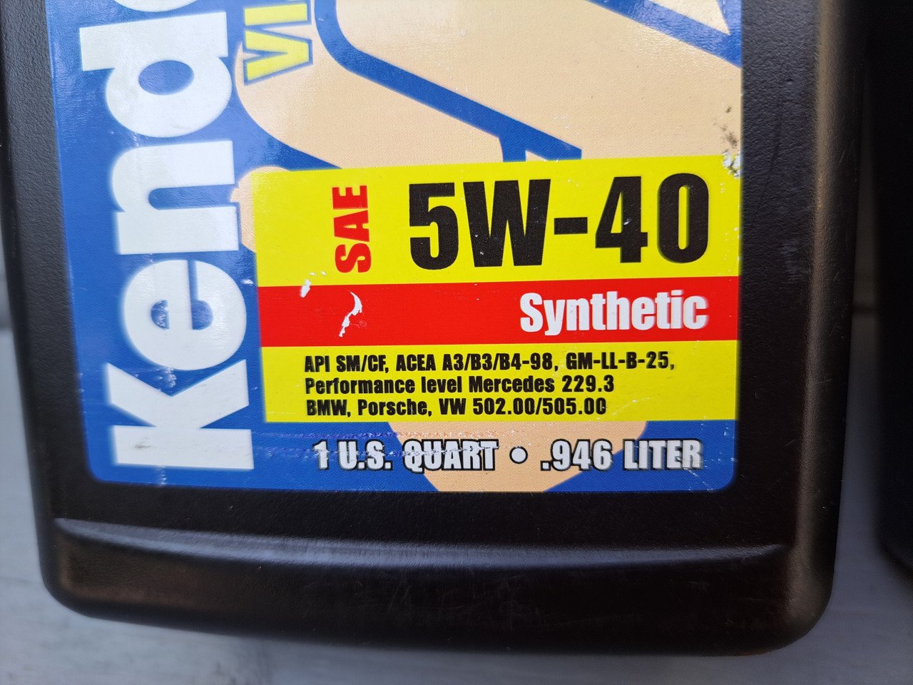 5w40 synth.