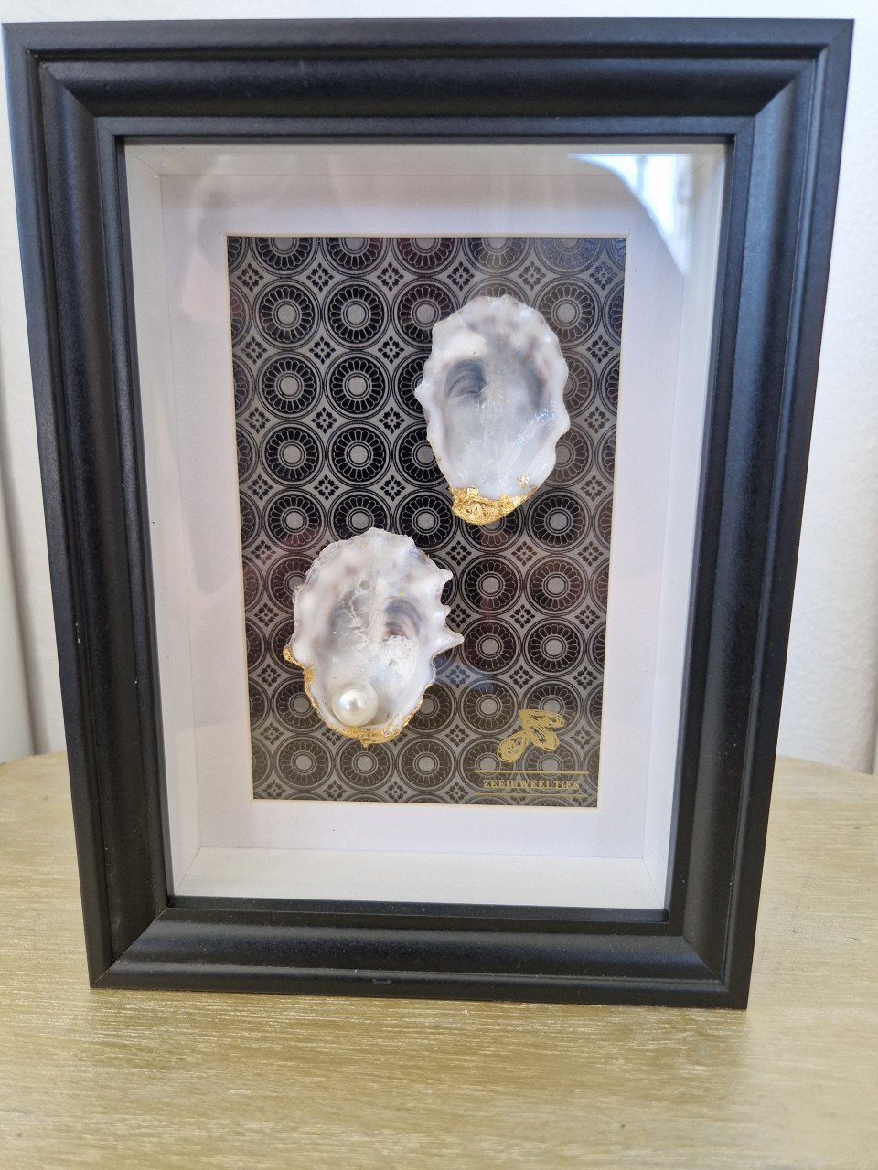 Lijstje met oester