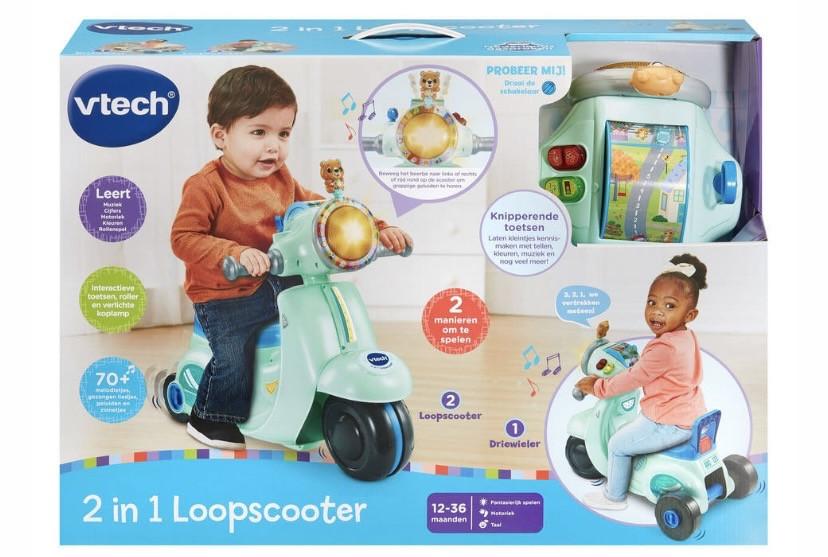 VTech Baby 2-in-1 loopscooter - blauw