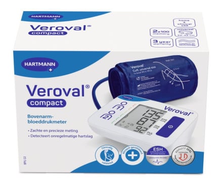 Hartmann Veroval compact BPU 22 bovenarmbloeddrukmeter