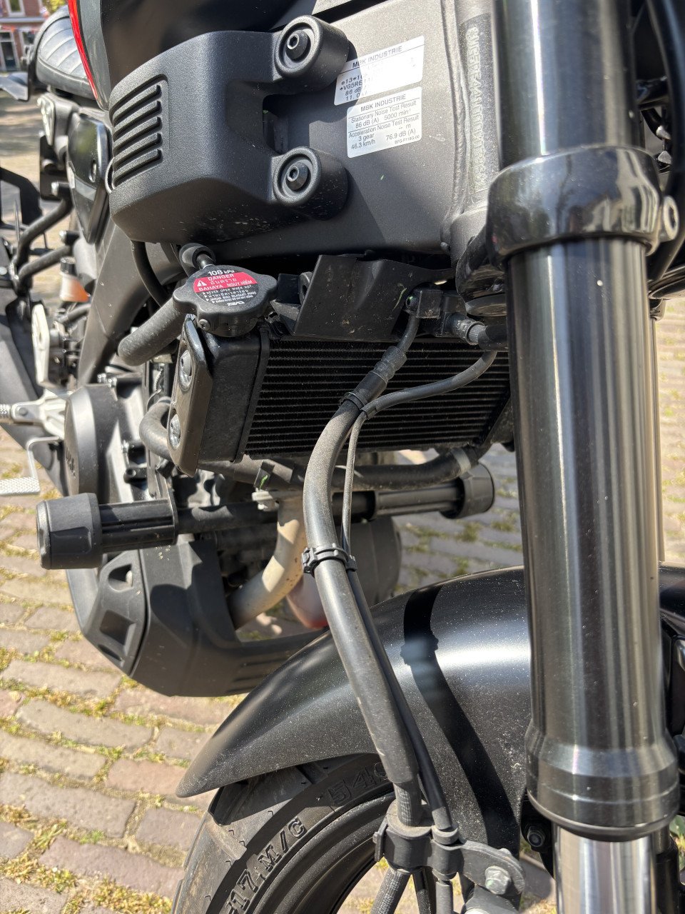 Yamaha XSR 125 - A1 Rijbewijs - Techblack