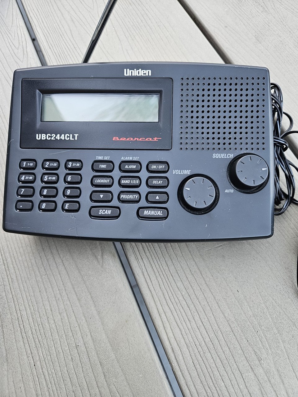 Goed werkende Uniden bearcat ubc 244 clt tafel/kerkscanner