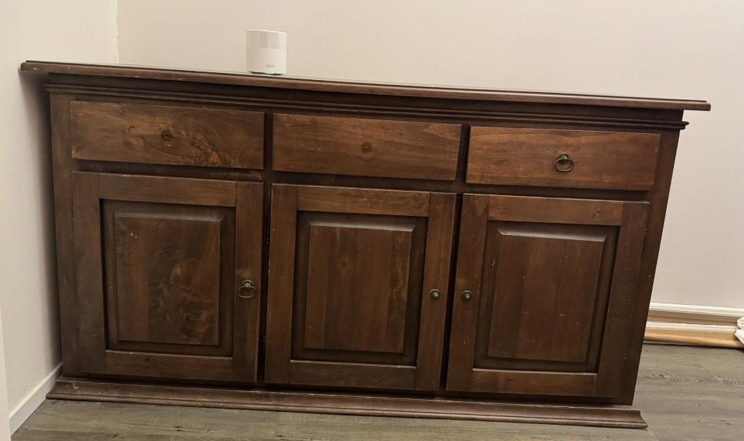 Houten dressoir gratis ophalen