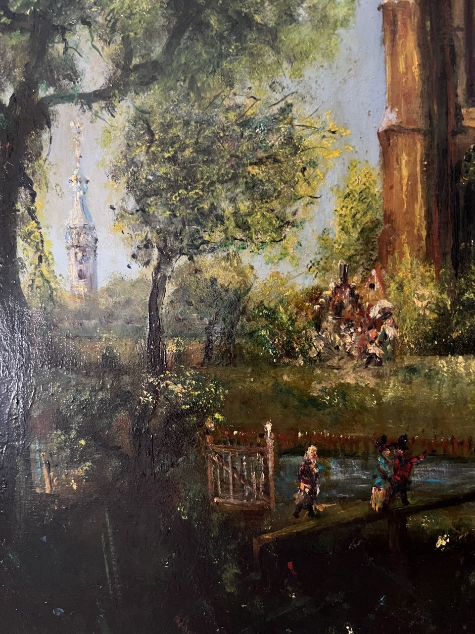Schilderij Veerse poort kerk