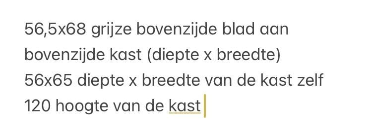 Brocante kastje grijs/wit brocante markt Lille